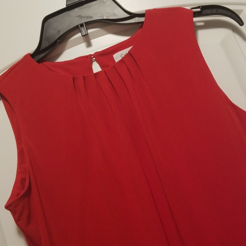 Calvin Klein sleeveless blouse